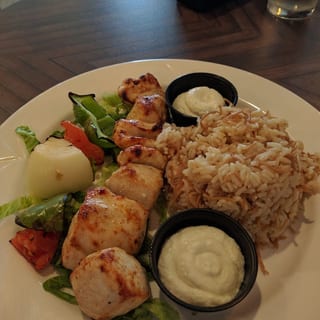L. Shish Tawouk Platter